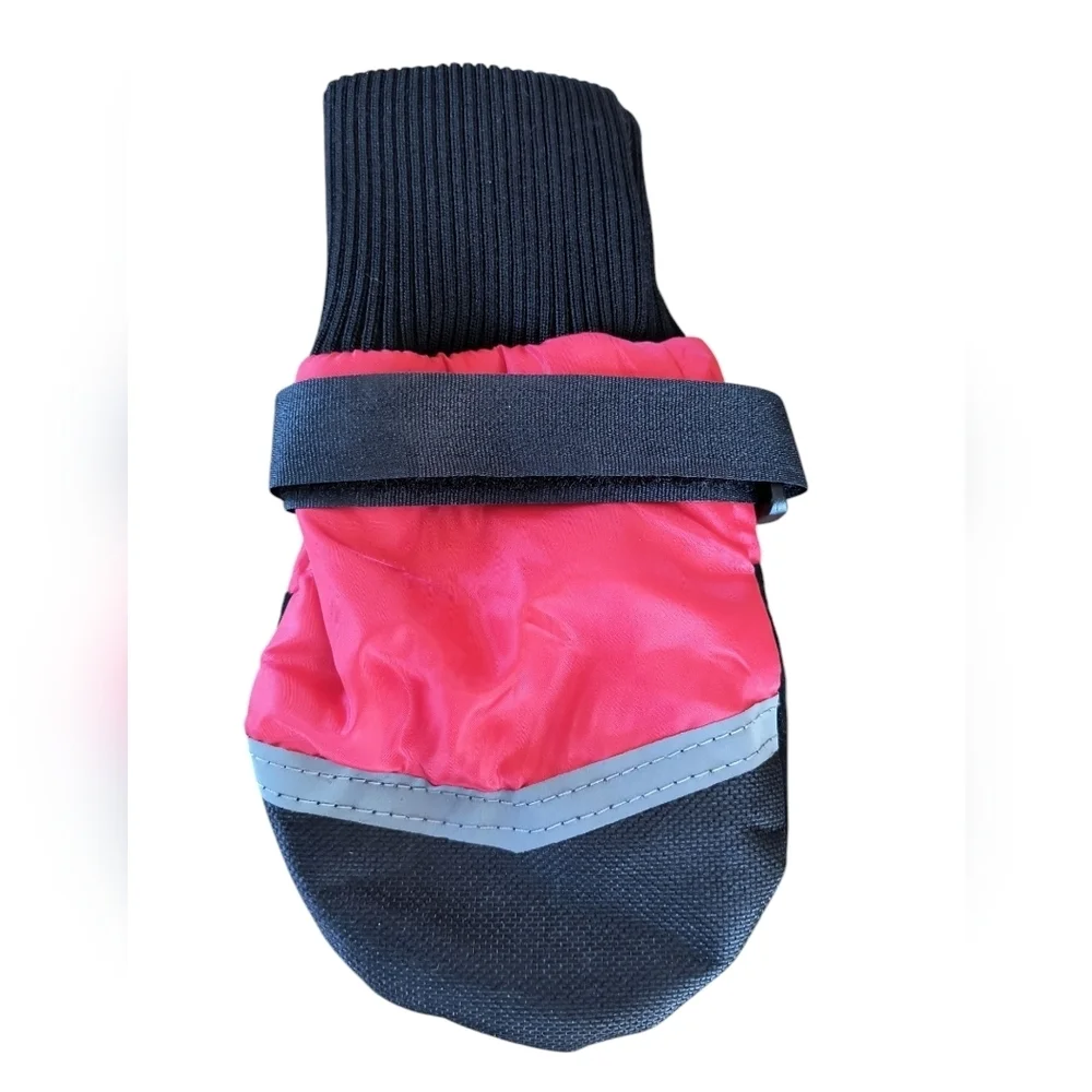Fashion Pet Extreme All Weather Boots - Black and Red Size XL